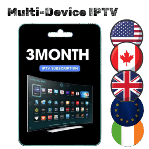 3-month IPTV subscription for 3 devices
